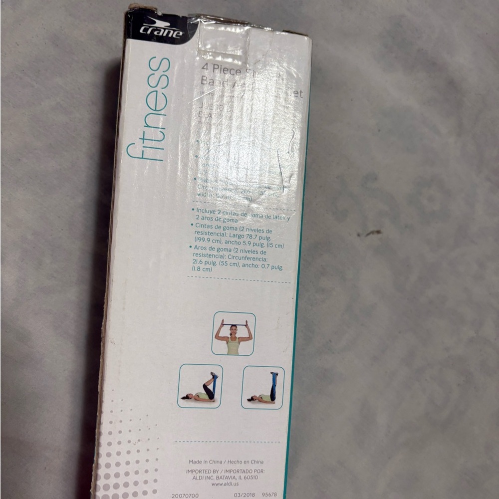 Fitness Gear Blue Band and Loop Set - Picture 2 of 6